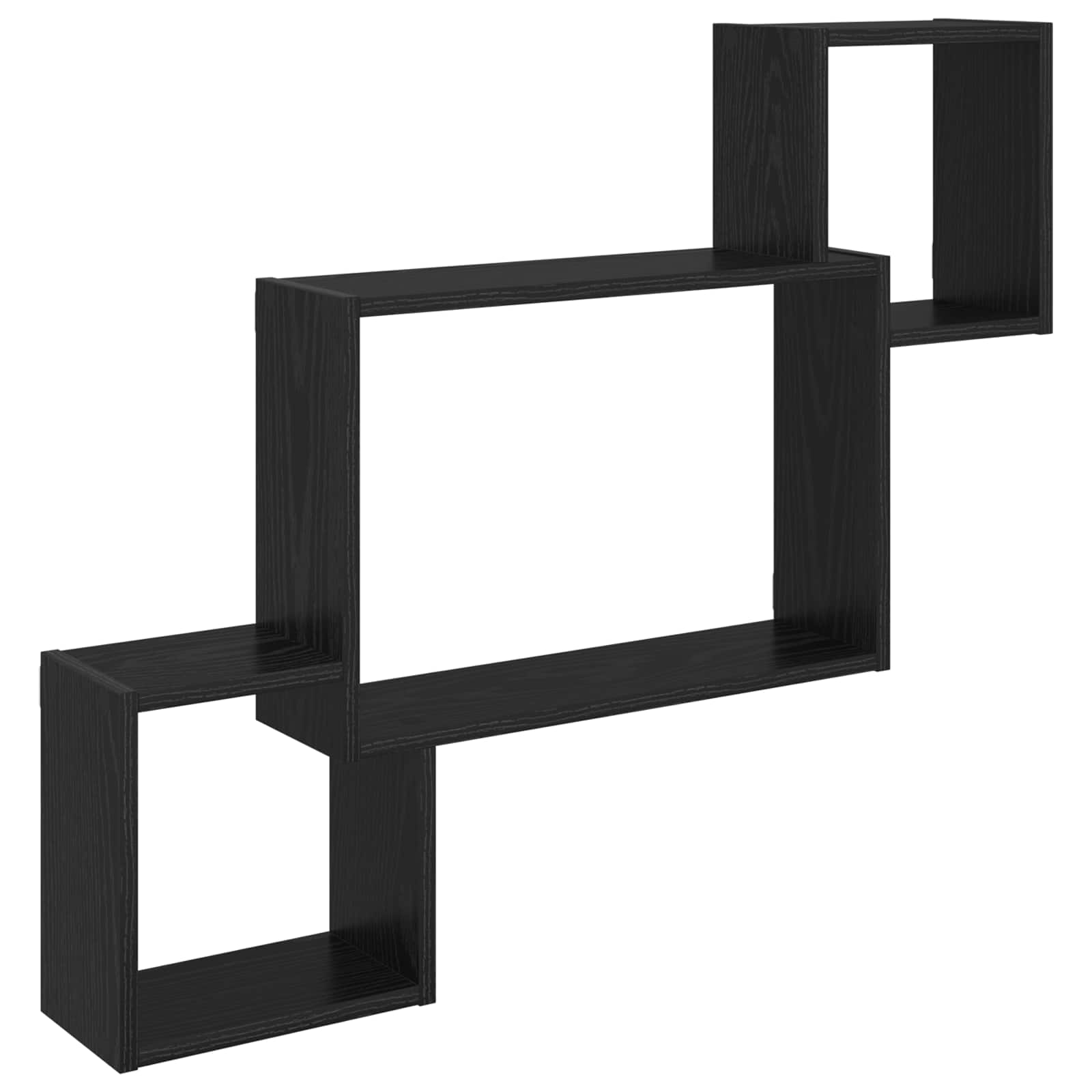 vidaXL Wandplank Muurmontage Wit 91,5 x 15 x 76 cm Bewerkt hout