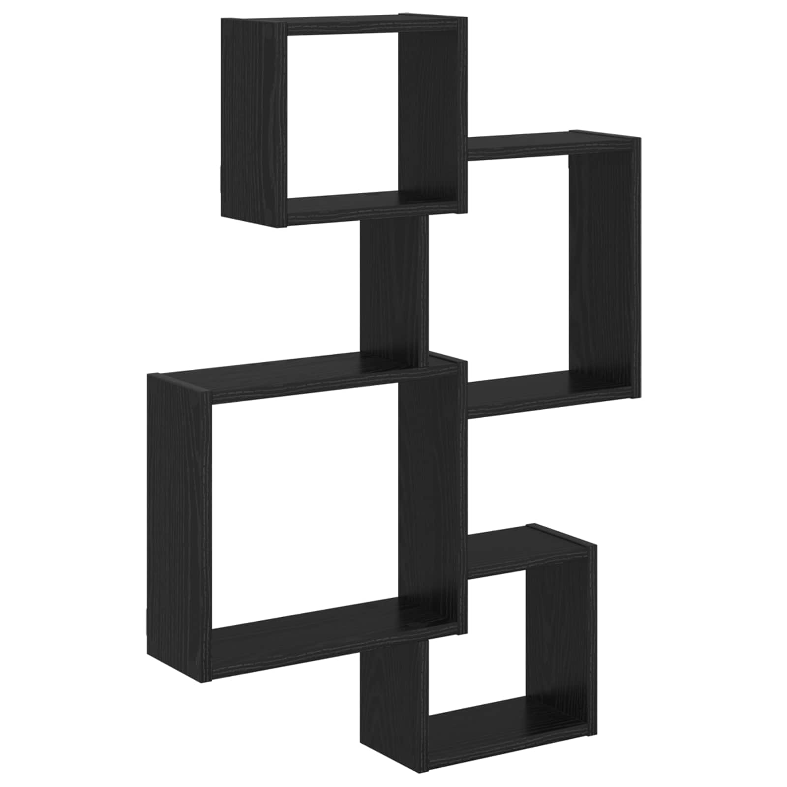 vidaXL Wand Cube Planken Muurmontage Wit 64 x 13,5 x 91,5 cm