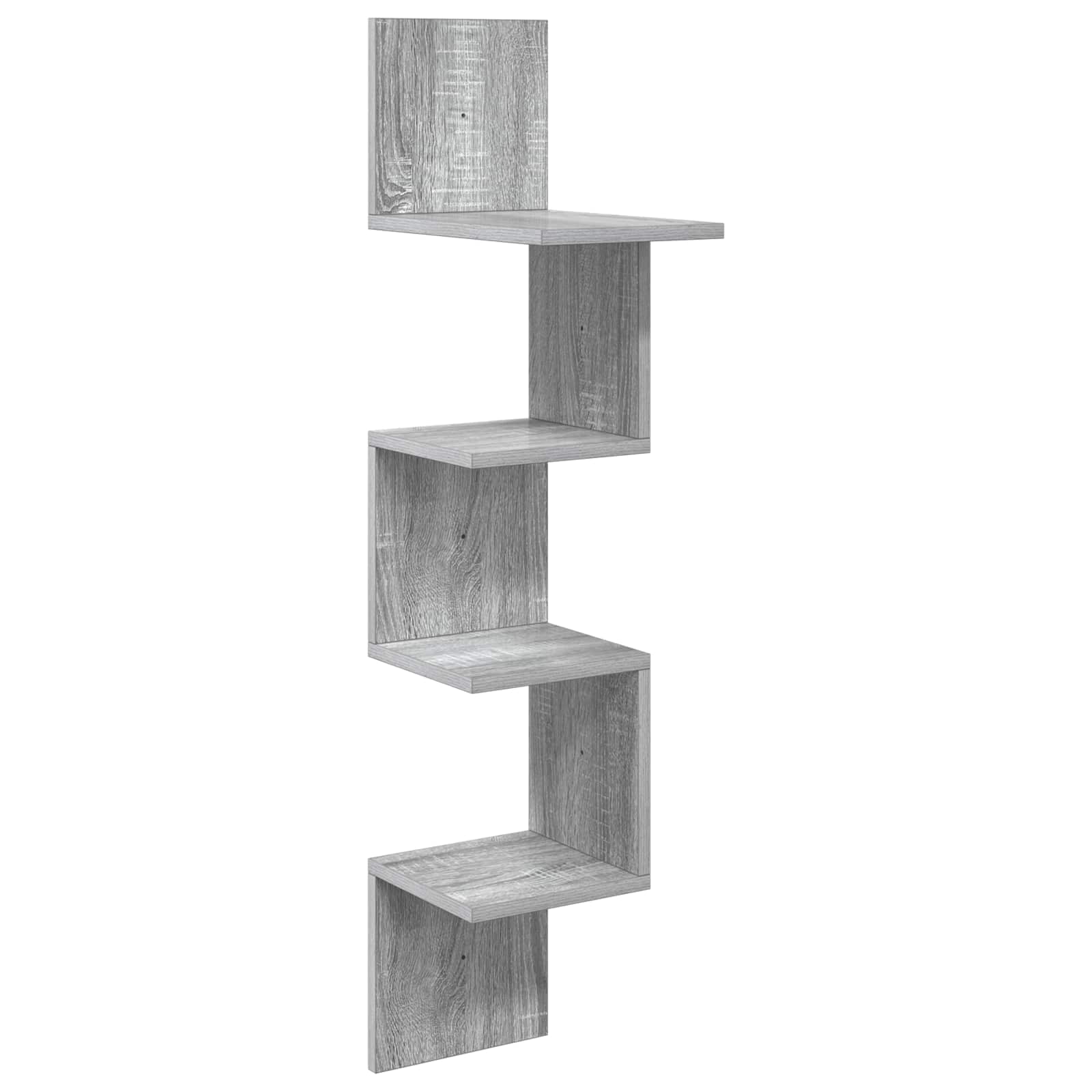 vidaXL Wandplank Muurmontage Wit 32 x 21 x 107 cm Bewerkt hout