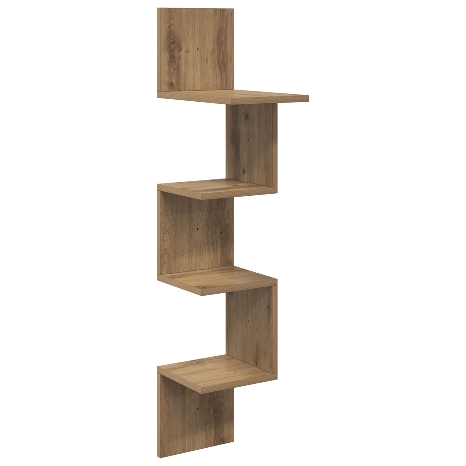 vidaXL Wandplank Muurmontage Wit 32 x 21 x 107 cm Bewerkt hout