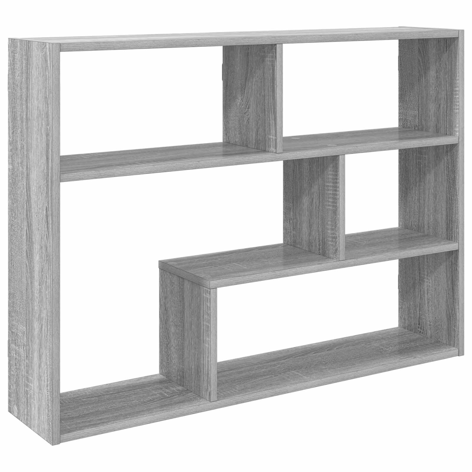 vidaXL Wandplank Muurmontage Wit 95 x 20 x 69,5 cm Bewerkt hout