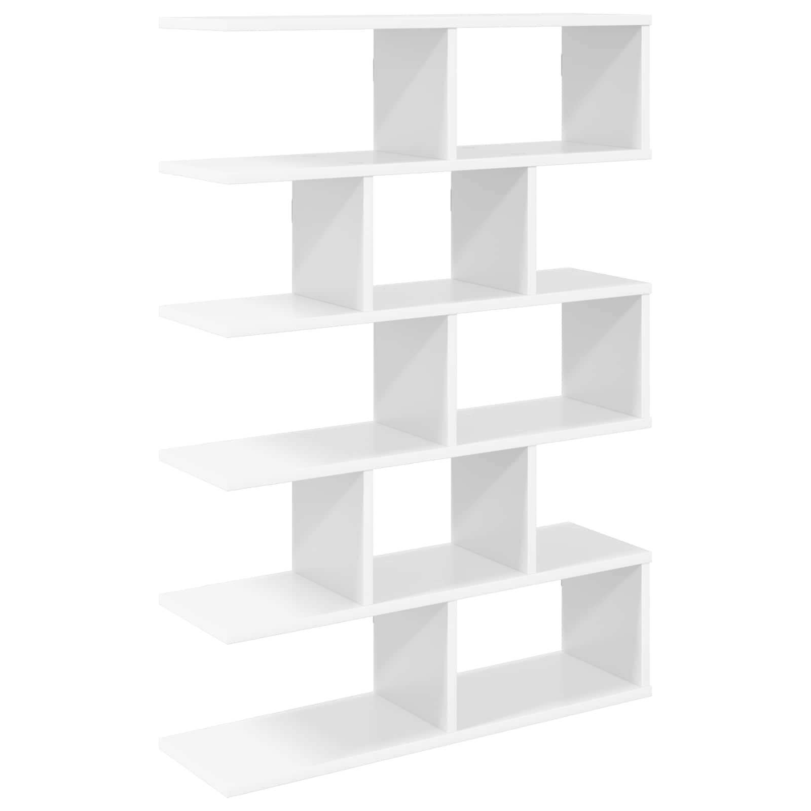 vidaXL Wandplank Wit 70 x 20 x 100 cm Bewerkt hout