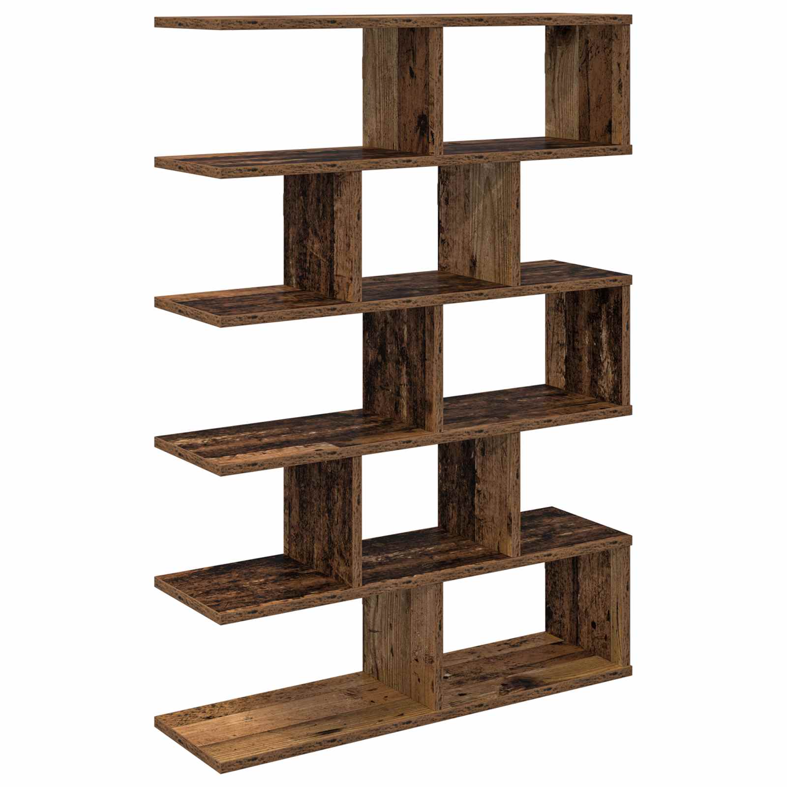 vidaXL Wandplank Wit 70 x 20 x 100 cm Bewerkt hout