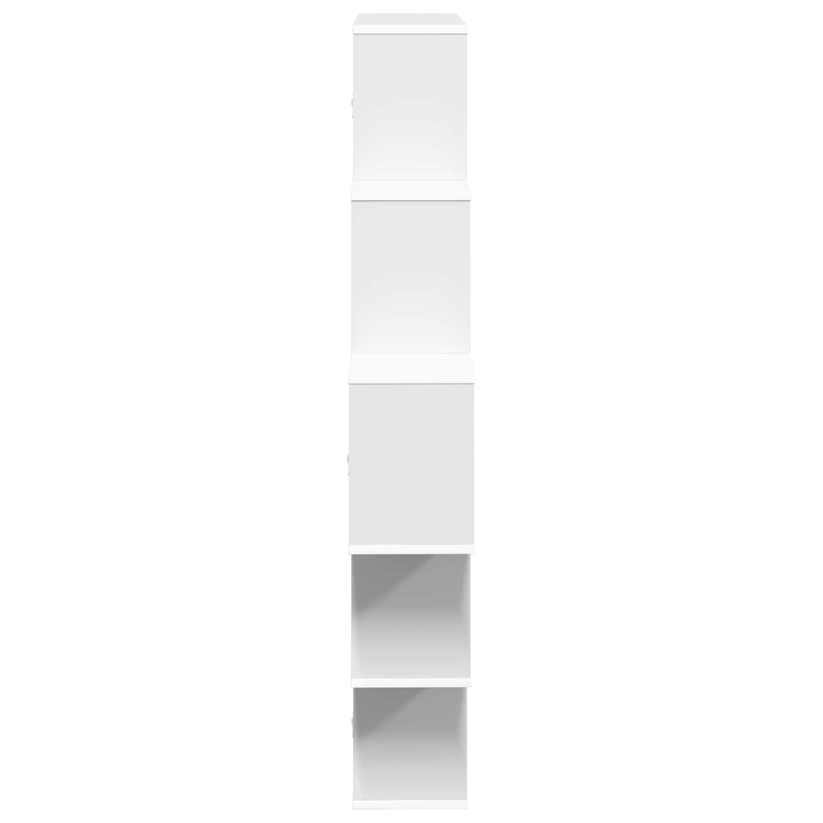 vidaXL Wandplank Wit 120 x 20 x 136 cm Bewerkt hout