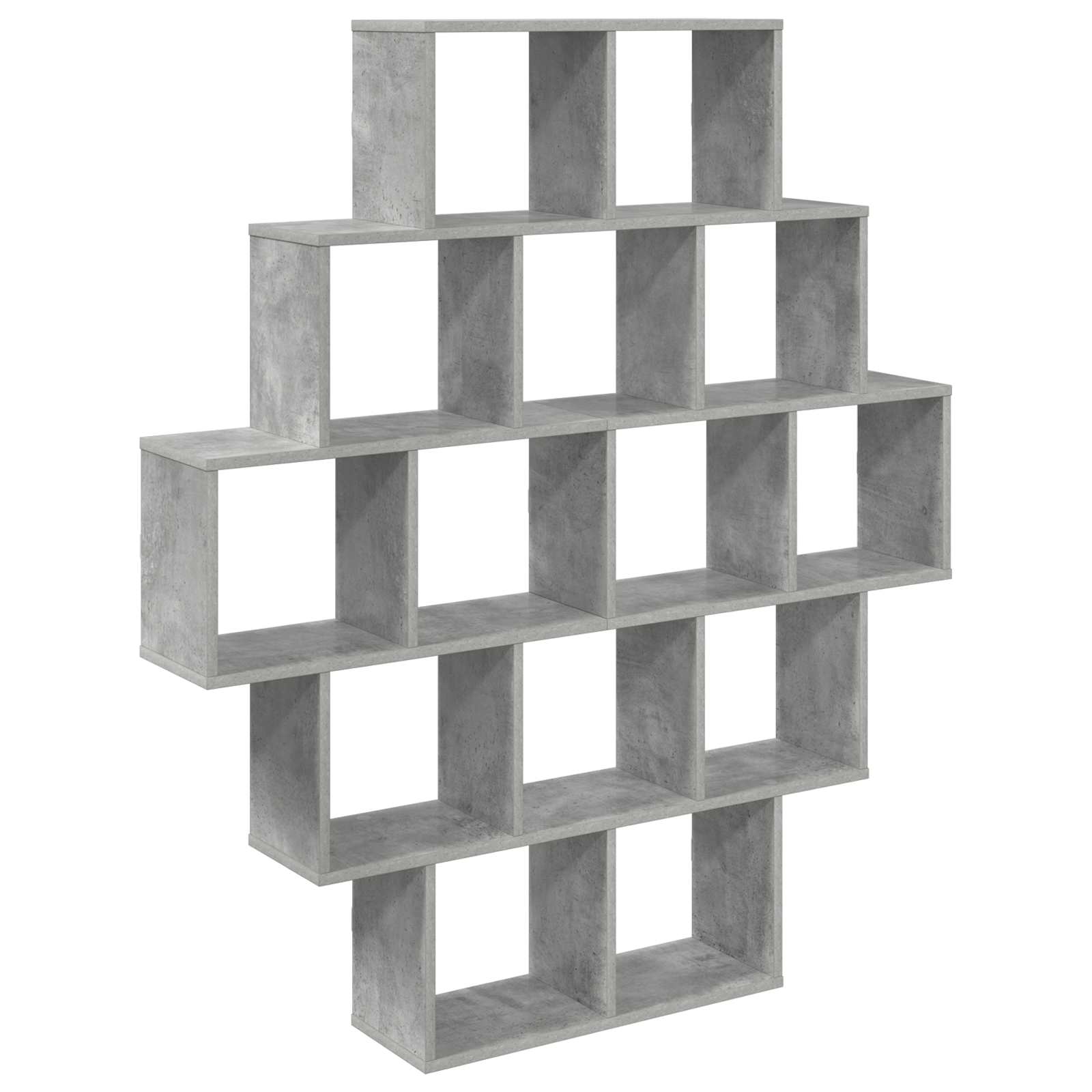 vidaXL Wandplank Wit 120 x 20 x 136 cm Bewerkt hout