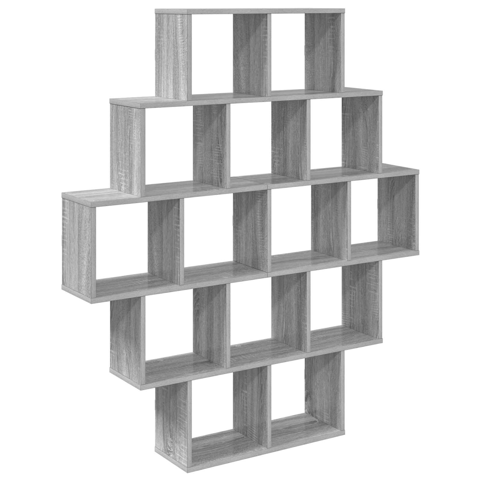 vidaXL Wandplank Wit 120 x 20 x 136 cm Bewerkt hout