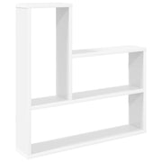 vidaXL Wandplank Wit 60 x 11 x 60 cm Bewerkt hout