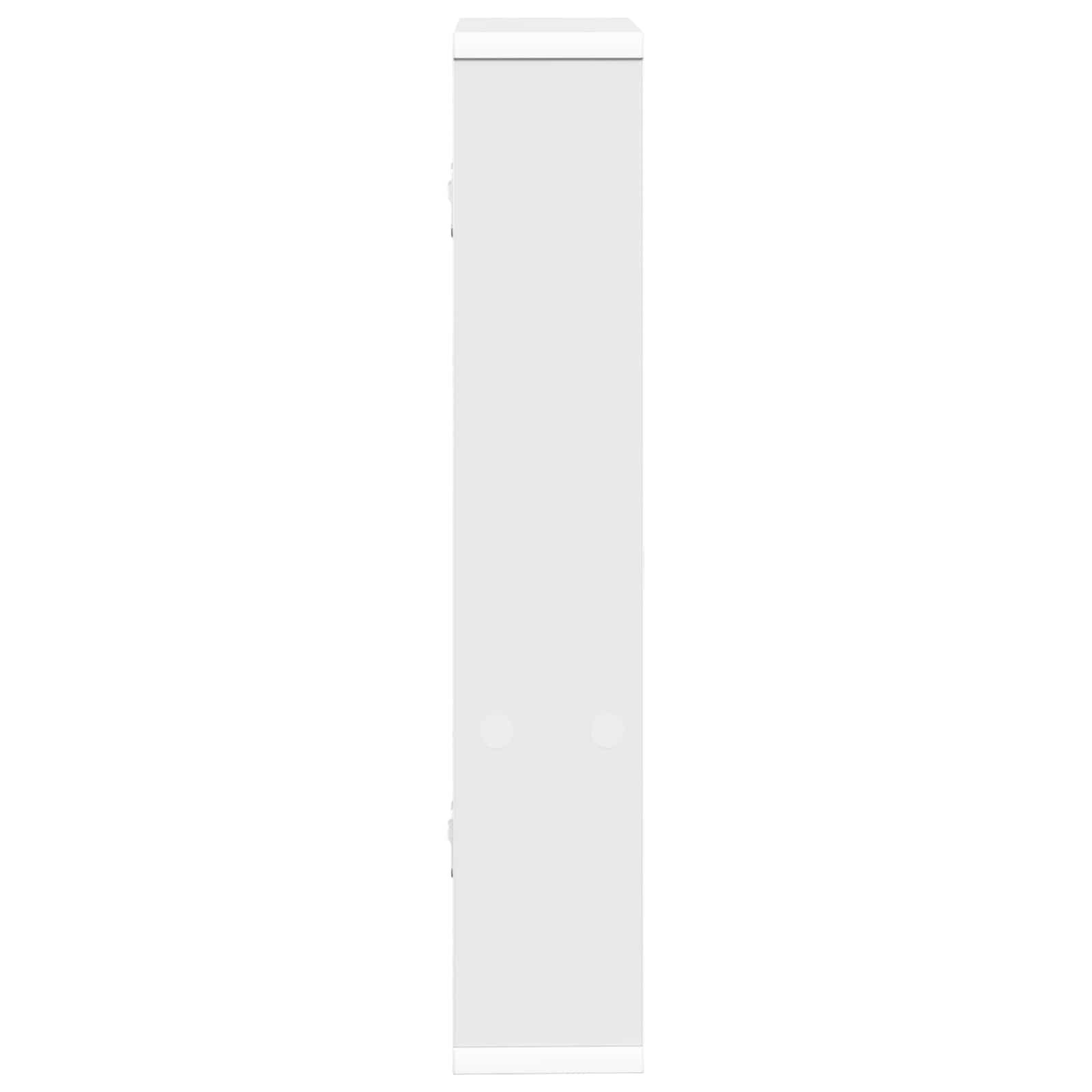 vidaXL Wandplank Wit 60 x 11 x 60 cm Bewerkt hout