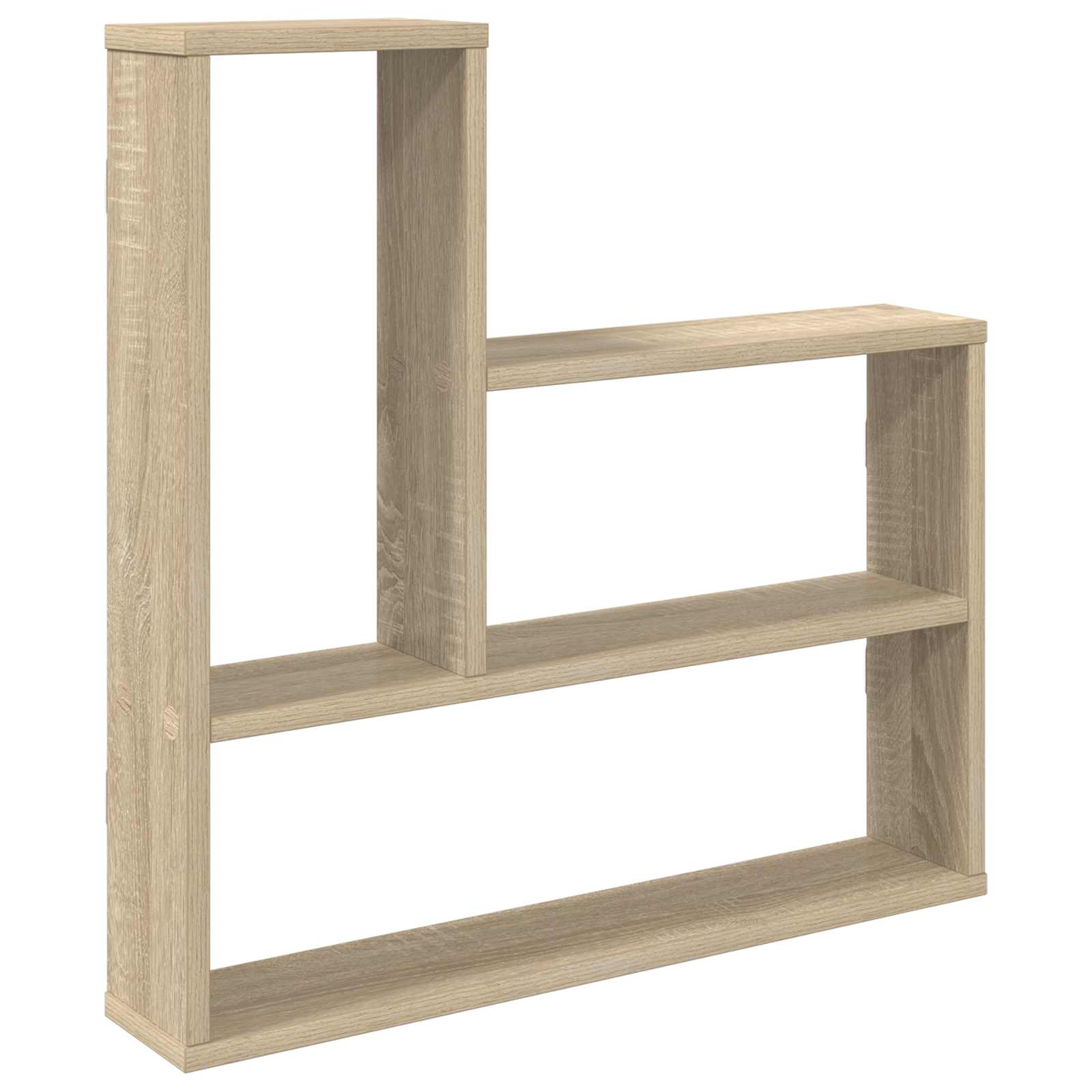 vidaXL Wandplank Wit 60 x 11 x 60 cm Bewerkt hout