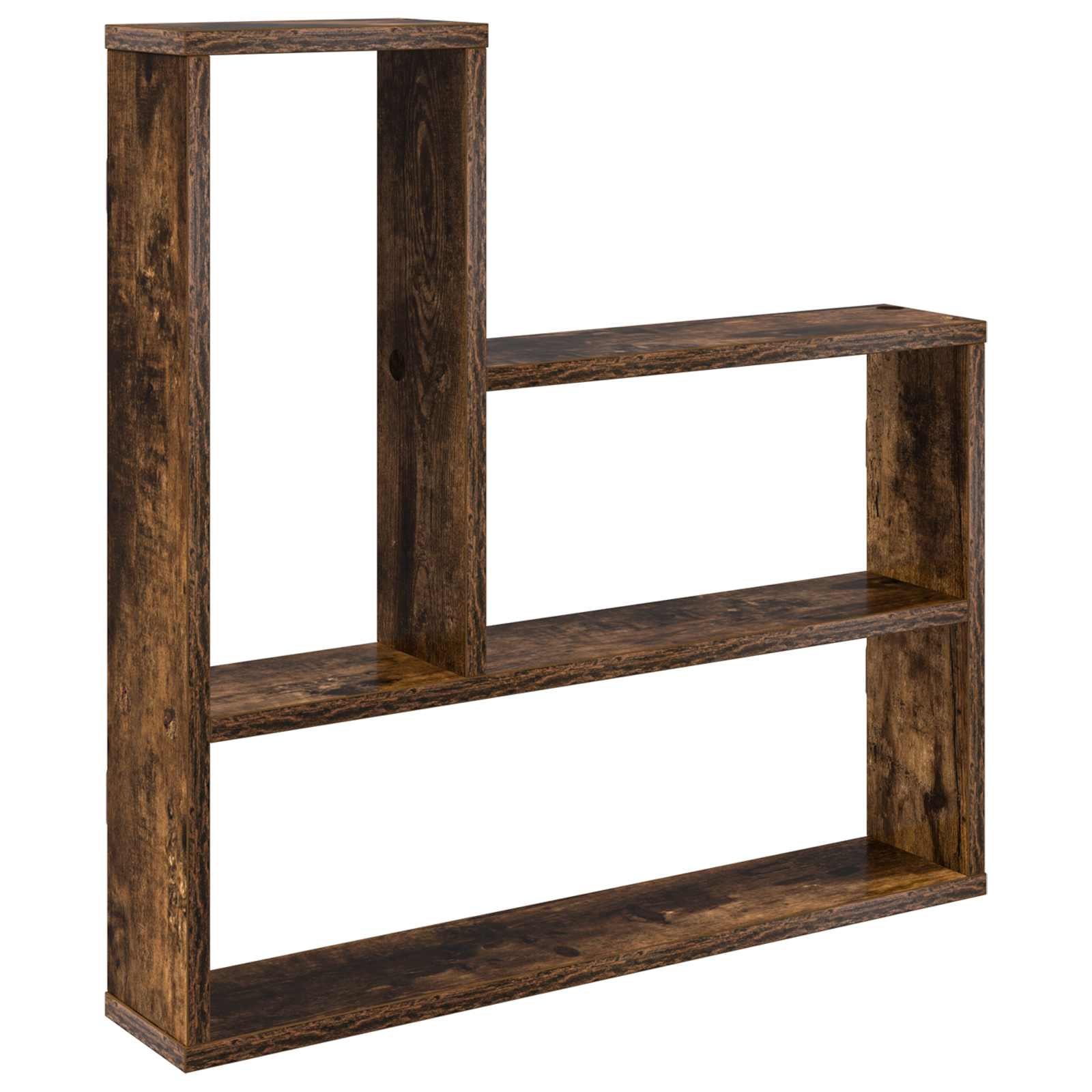vidaXL Wandplank Wit 60 x 11 x 60 cm Bewerkt hout