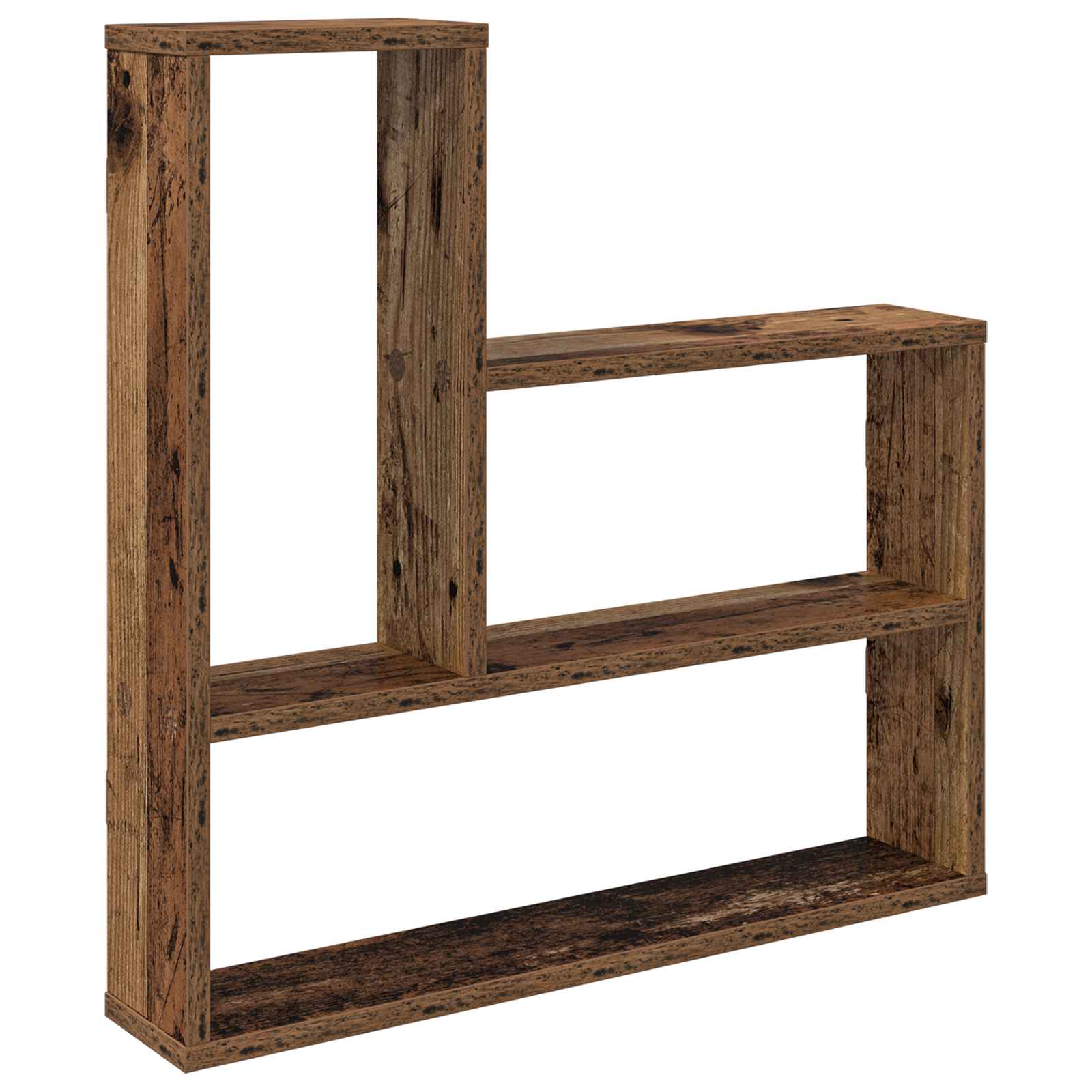 vidaXL Wandplank Wit 60 x 11 x 60 cm Bewerkt hout