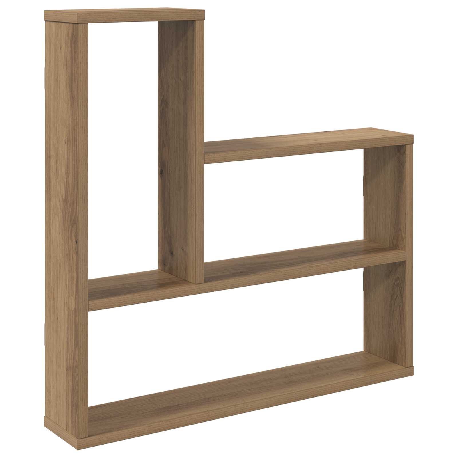 vidaXL Wandplank Wit 60 x 11 x 60 cm Bewerkt hout