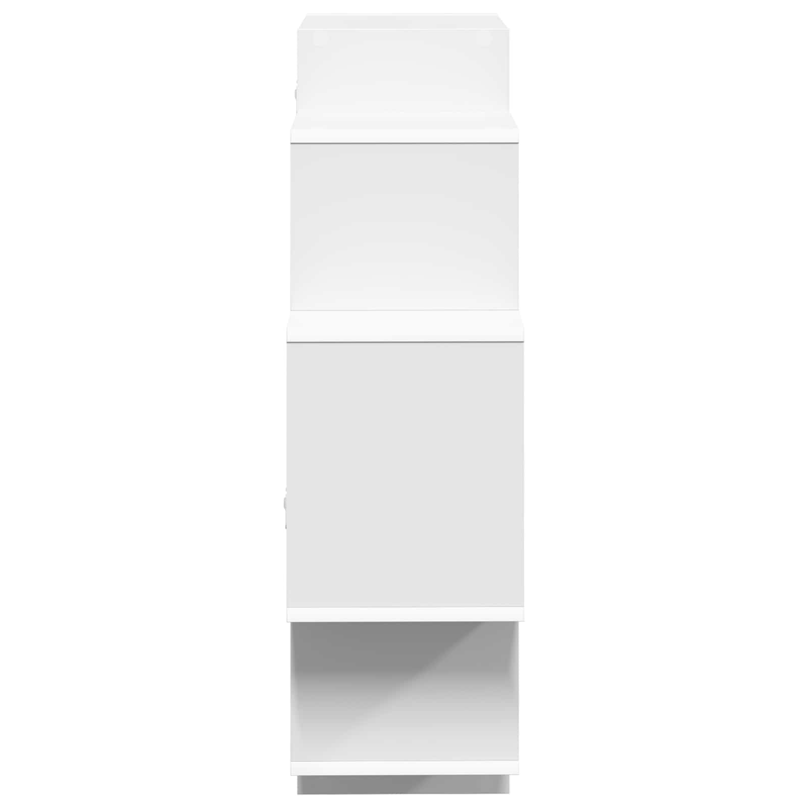 vidaXL Wandplank Wit 90 x 25 x 90 cm Bewerkt hout