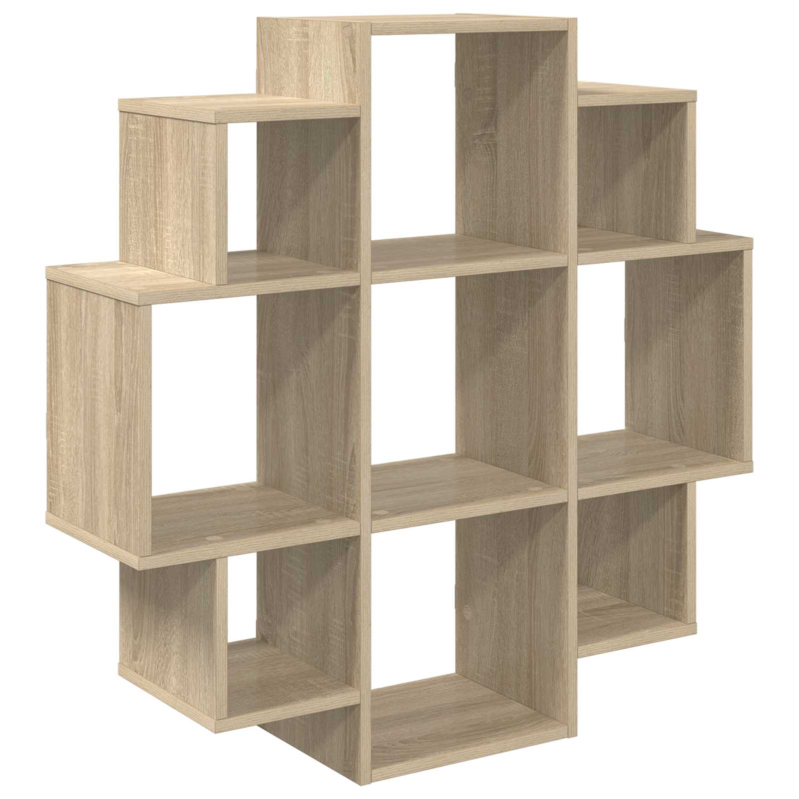 vidaXL Wandplank Wit 90 x 25 x 90 cm Bewerkt hout