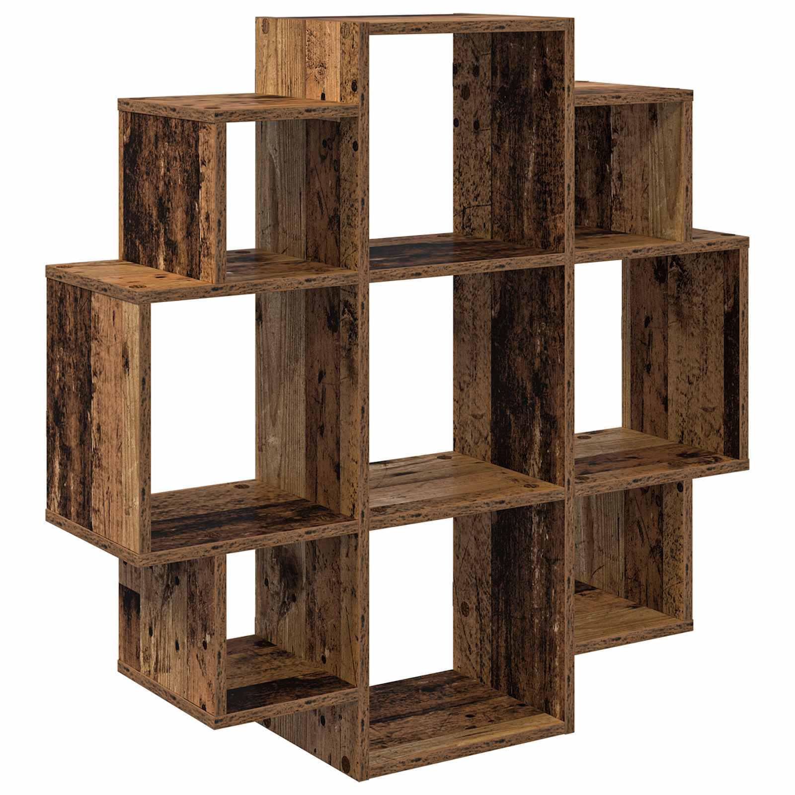vidaXL Wandplank Wit 90 x 25 x 90 cm Bewerkt hout