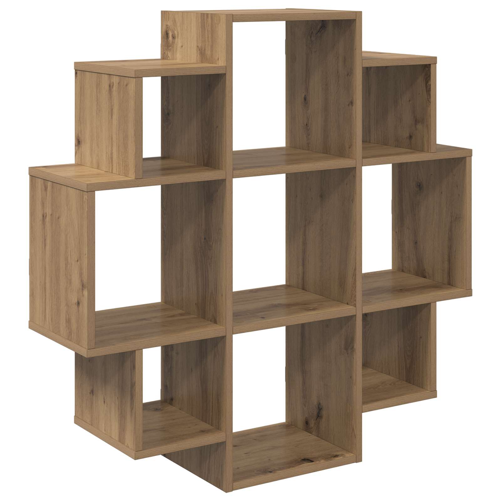 vidaXL Wandplank Wit 90 x 25 x 90 cm Bewerkt hout