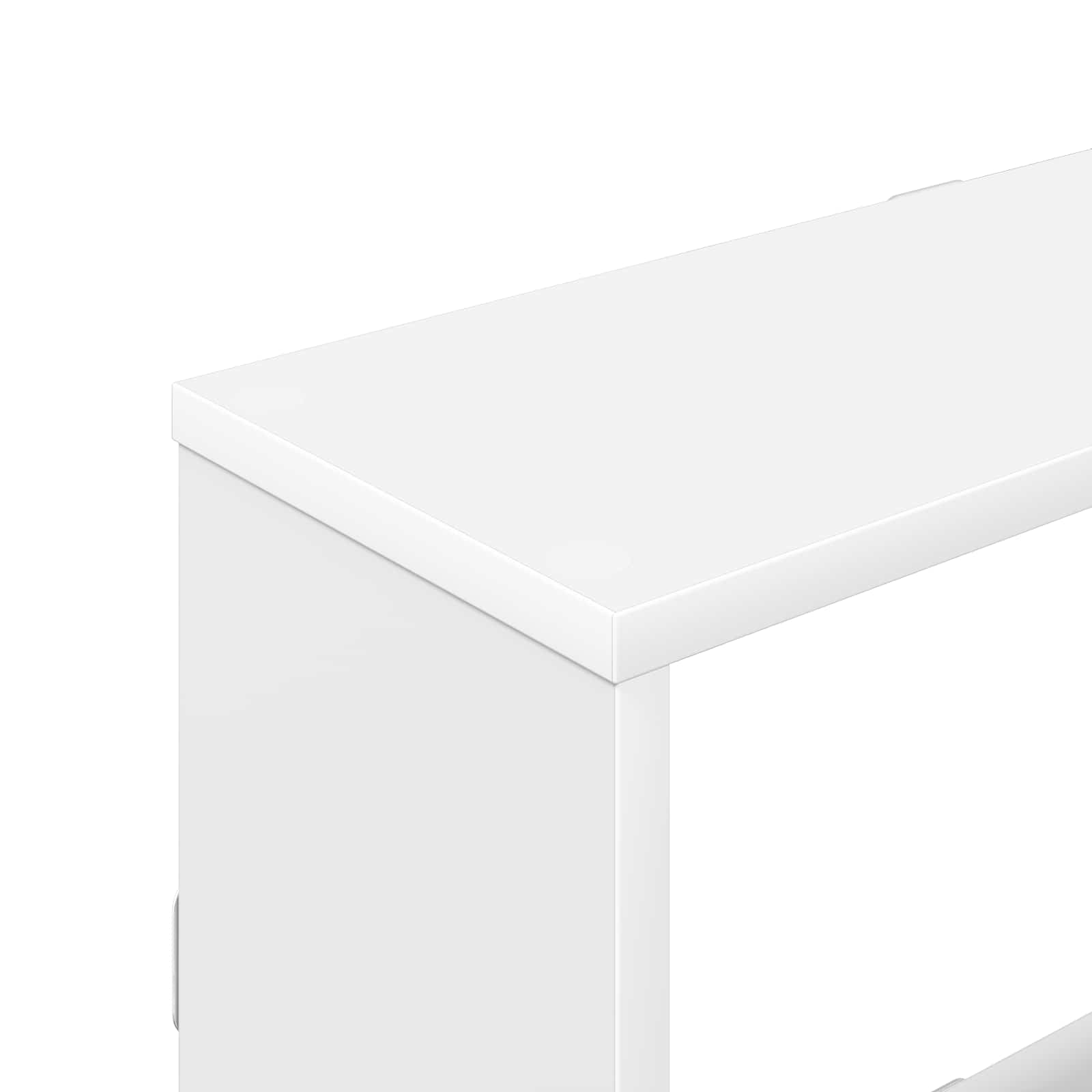 vidaXL Wandplank Wit 122 x 18 x 60 cm Bewerkt hout