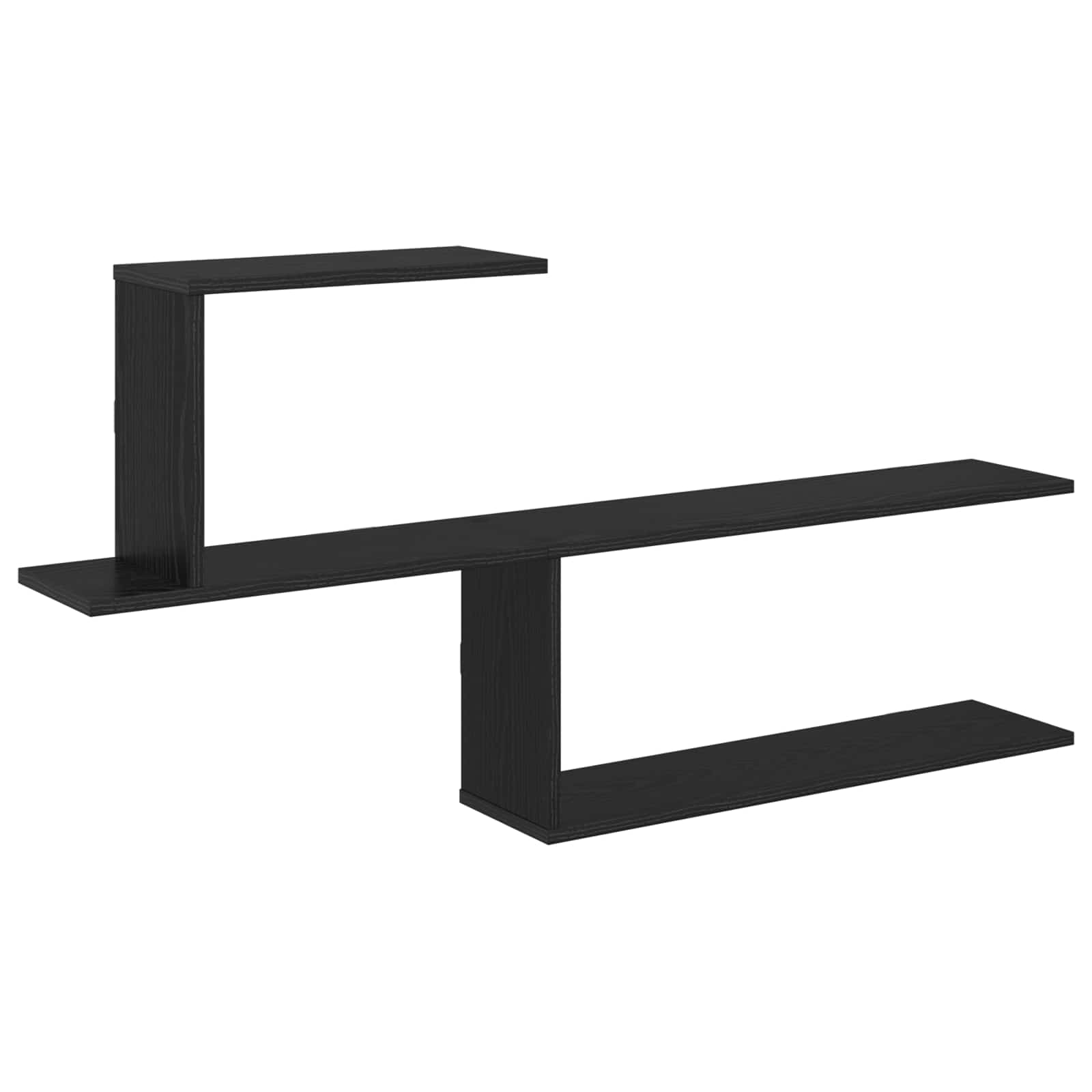 vidaXL Wandplank Wit 122 x 18 x 60 cm Bewerkt hout