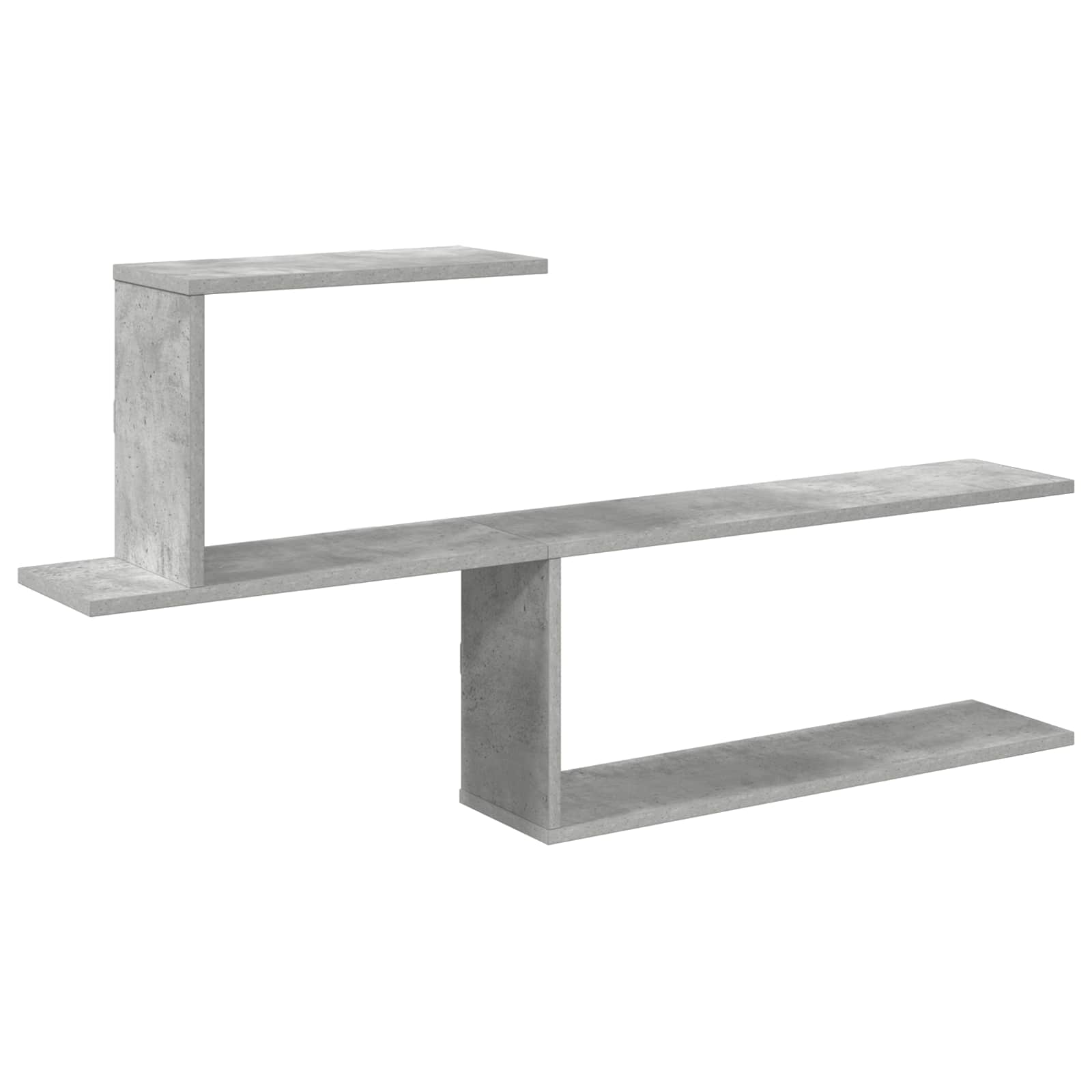 vidaXL Wandplank Wit 122 x 18 x 60 cm Bewerkt hout