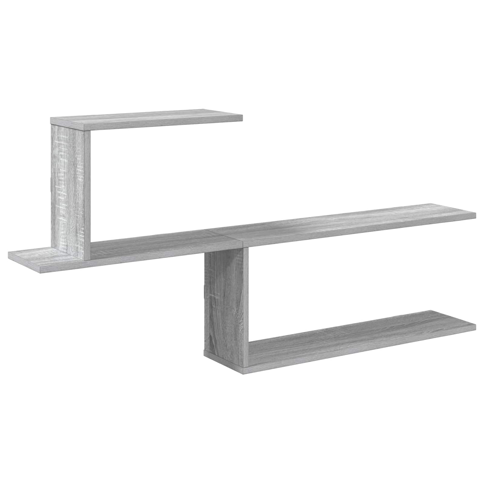 vidaXL Wandplank Wit 122 x 18 x 60 cm Bewerkt hout