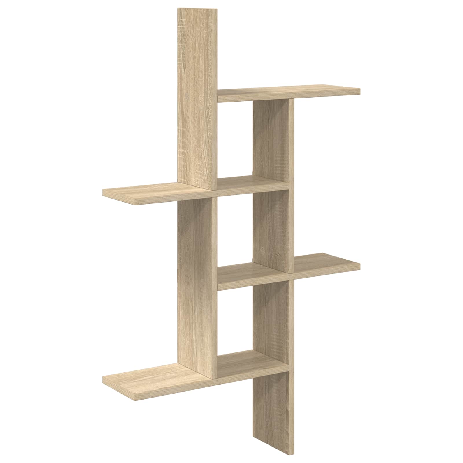 vidaXL Wandplank Wit 61 x 15 x 102 cm Bewerkt hout