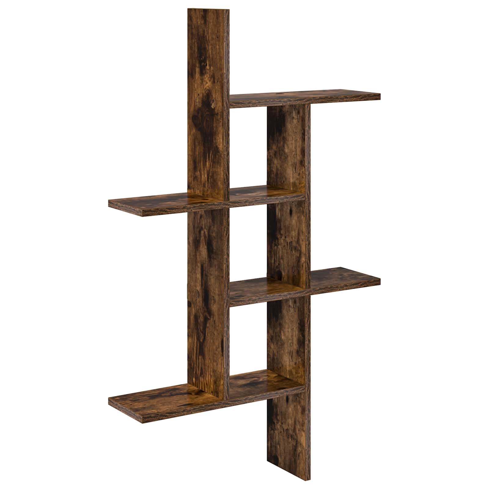 vidaXL Wandplank Wit 61 x 15 x 102 cm Bewerkt hout