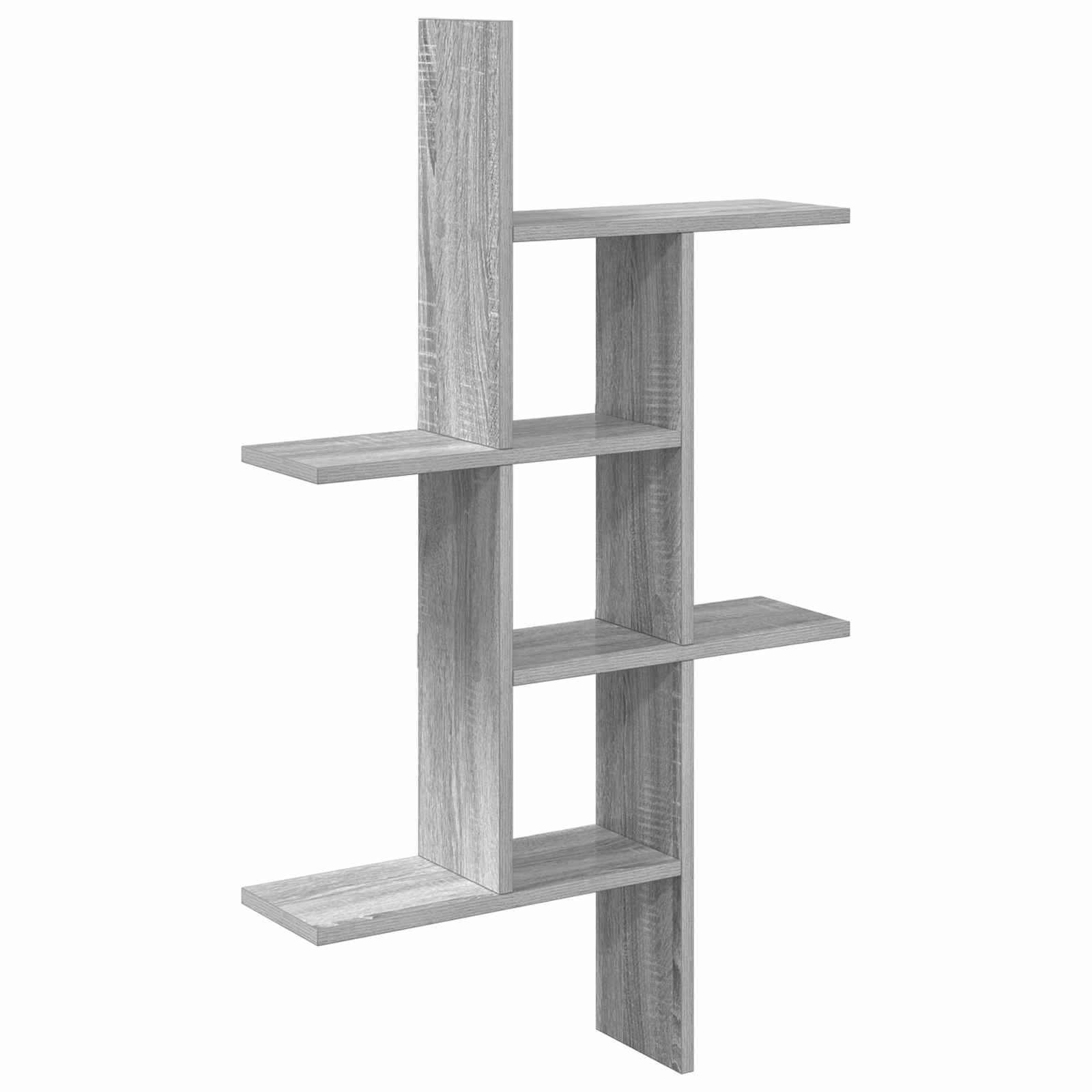 vidaXL Wandplank Wit 61 x 15 x 102 cm Bewerkt hout