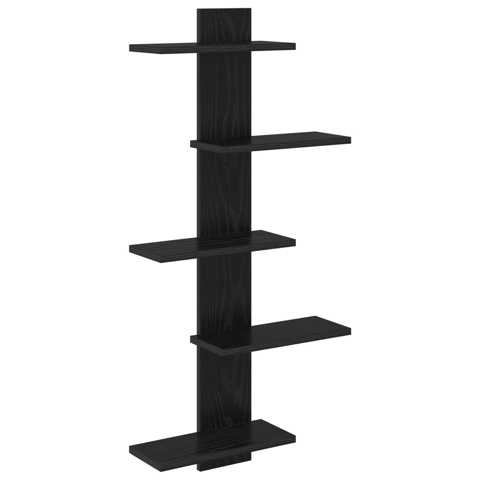 vidaXL Wand Vlonderschap Wit 48,5 x 15 x 101 cm Bewerkt hout