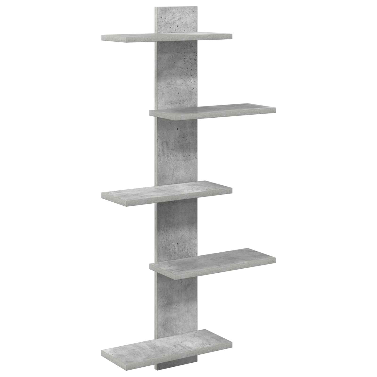 vidaXL Wand Vlonderschap Wit 48,5 x 15 x 101 cm Bewerkt hout