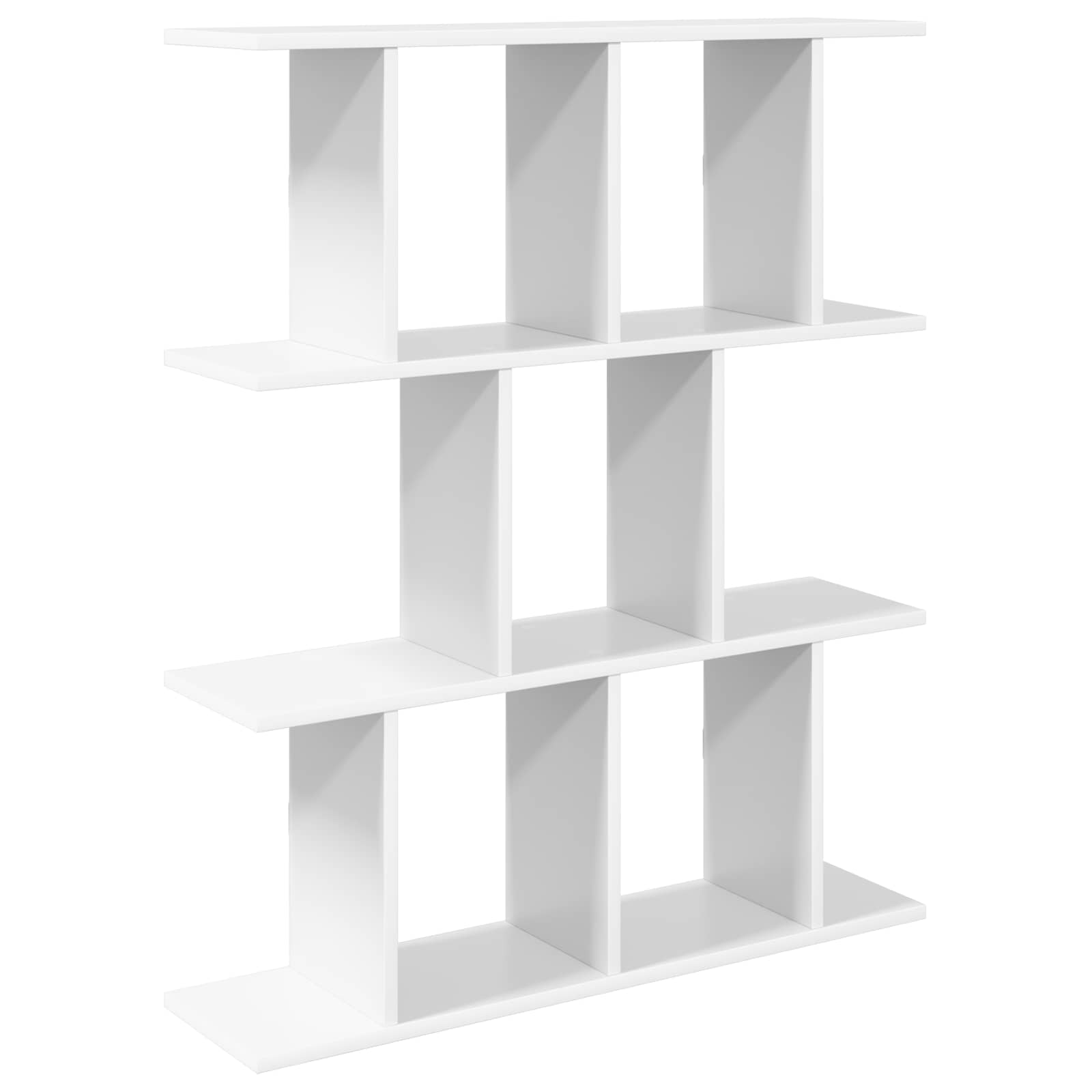 vidaXL Wandplank Wit 80 x 20 x 96 cm Bewerkt hout
