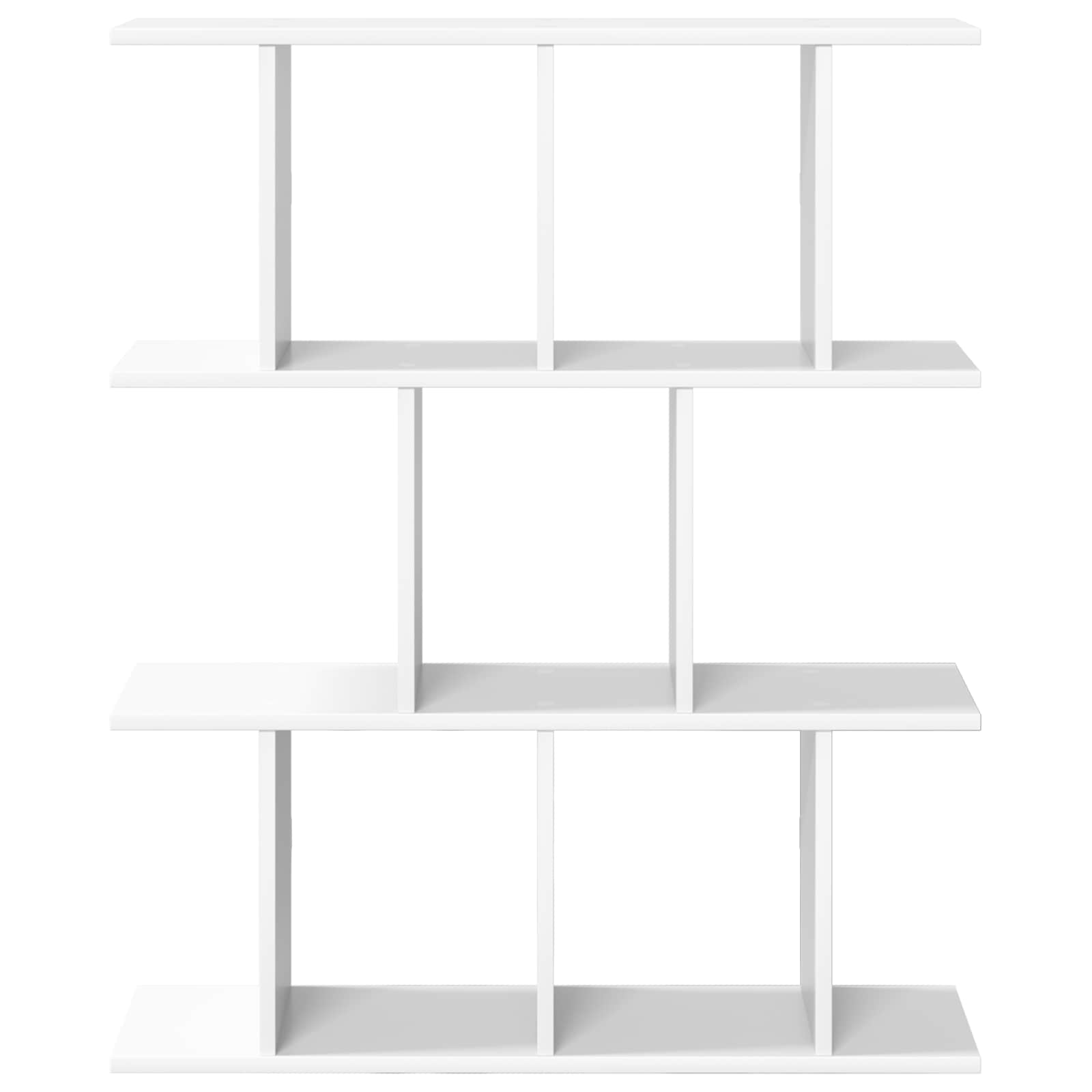 vidaXL Wandplank Wit 80 x 20 x 96 cm Bewerkt hout