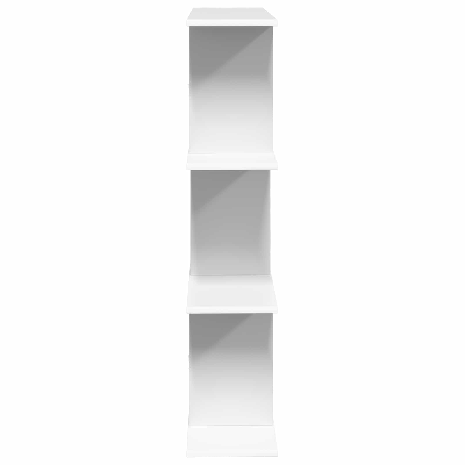 vidaXL Wandplank Wit 80 x 20 x 96 cm Bewerkt hout