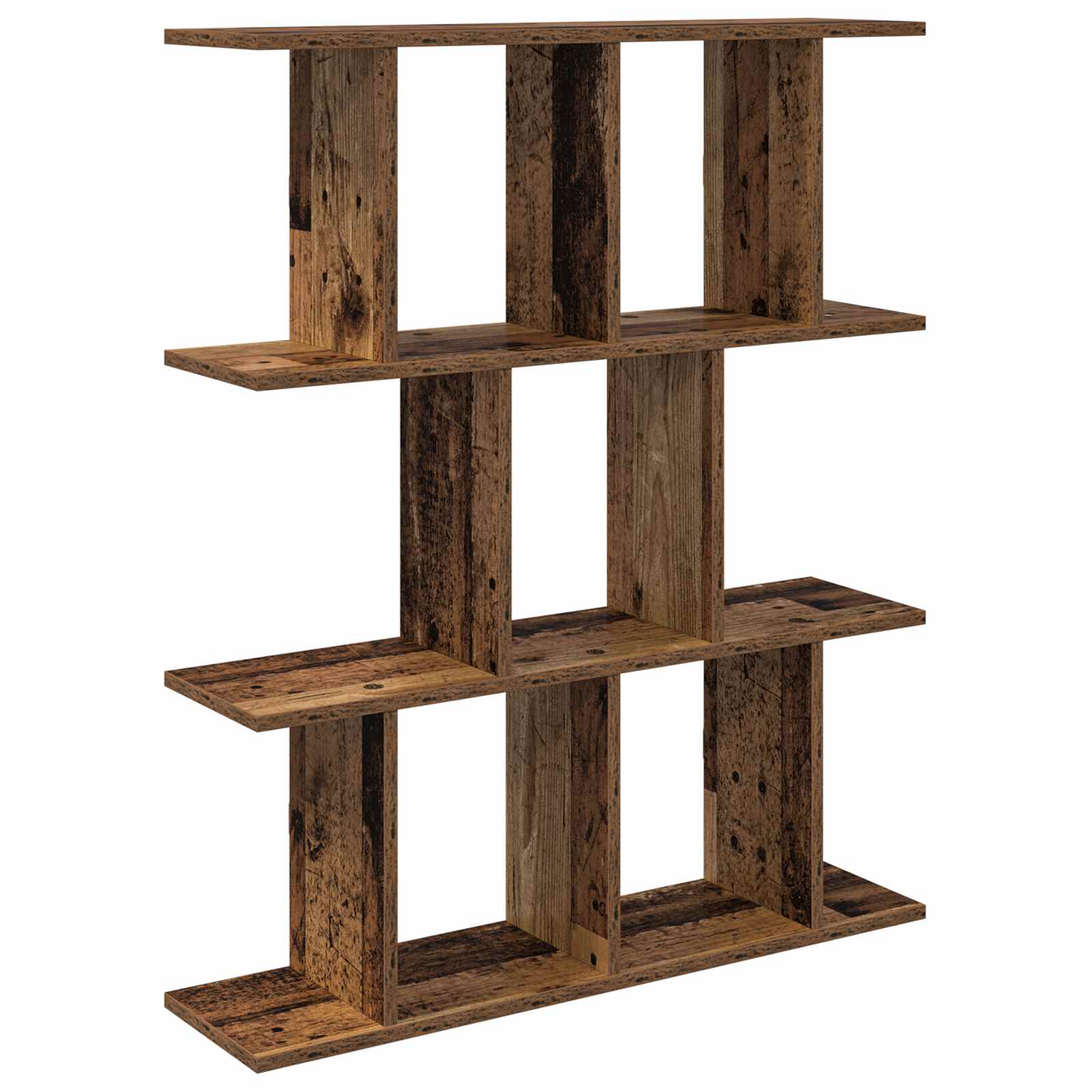 vidaXL Wandplank Wit 80 x 20 x 96 cm Bewerkt hout
