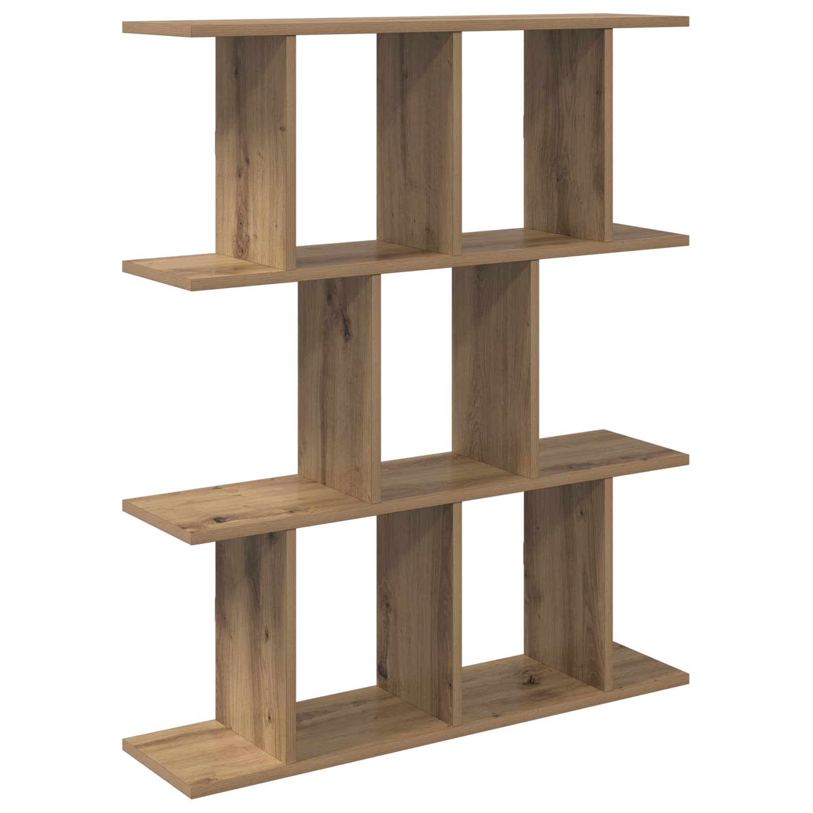 vidaXL Wandplank Wit 102 x 20 x 96 cm Bewerkt hout