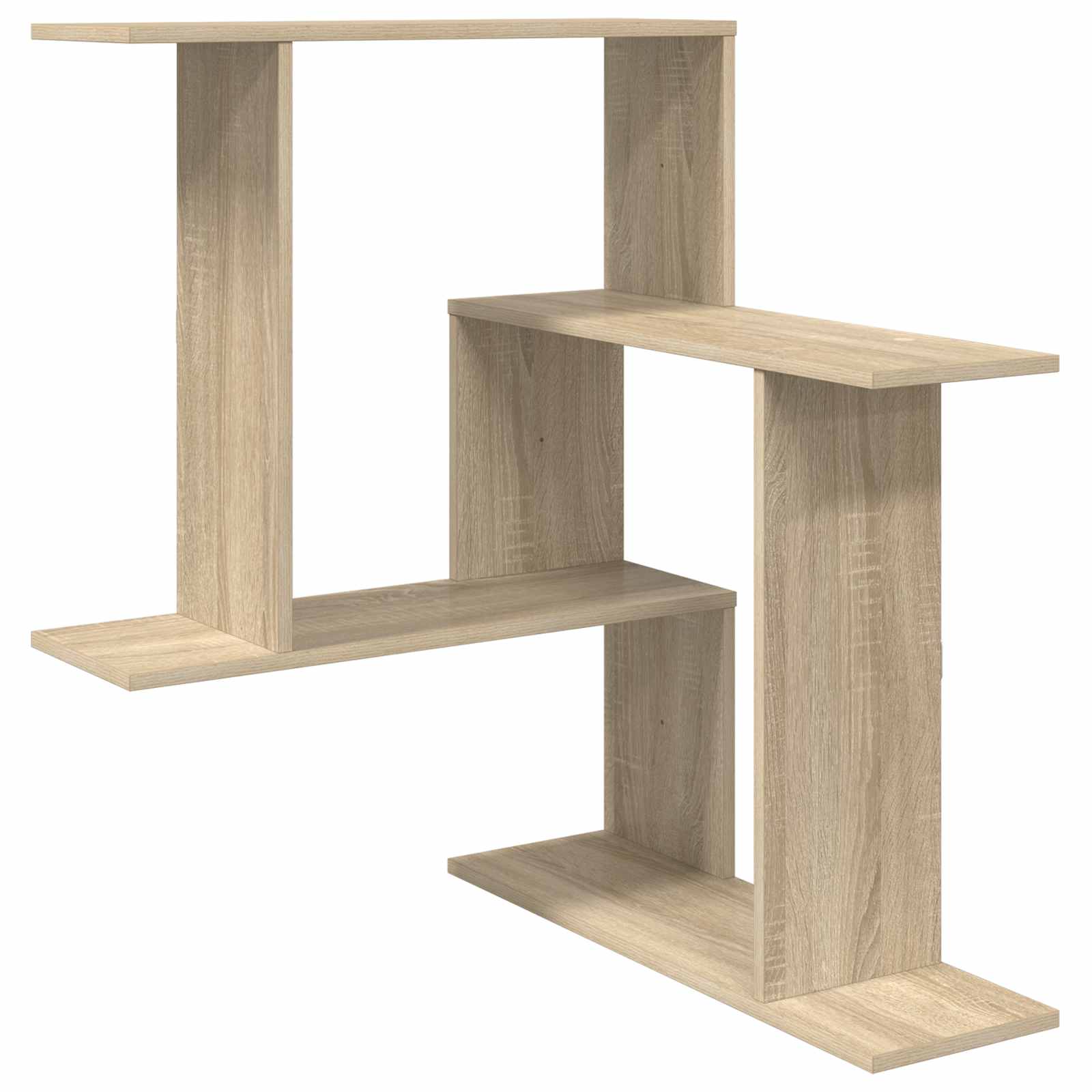 vidaXL Wandplank Wit 67 x 67 x 87 cm Bewerkt hout