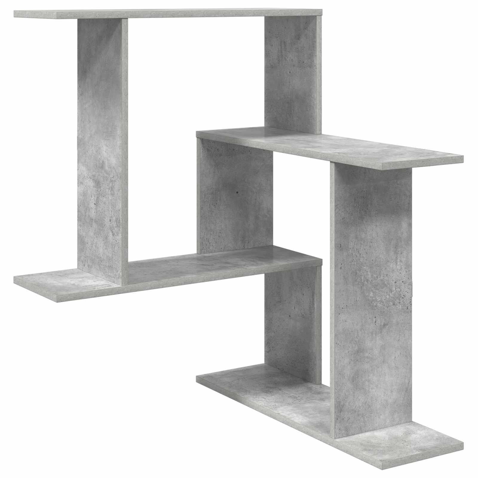 vidaXL Wandplank Wit 67 x 67 x 87 cm Bewerkt hout