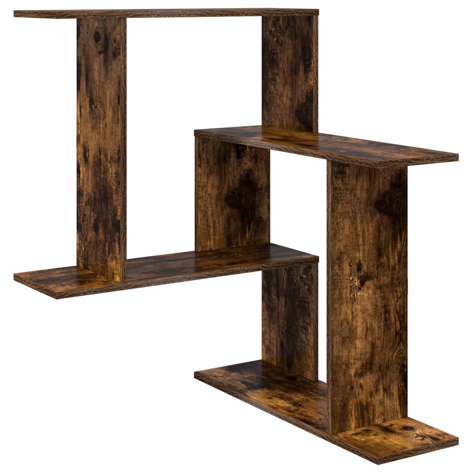 vidaXL Wandplank Wit 67 x 67 x 87 cm Bewerkt hout