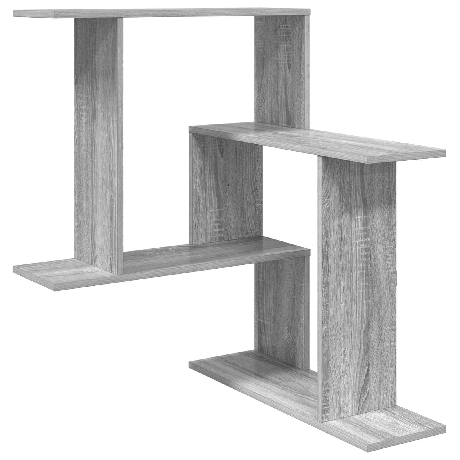 vidaXL Wandplank Wit 67 x 67 x 87 cm Bewerkt hout