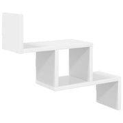 vidaXL Wandplank Wit 48 x 15 x 42 cm Bewerkt hout