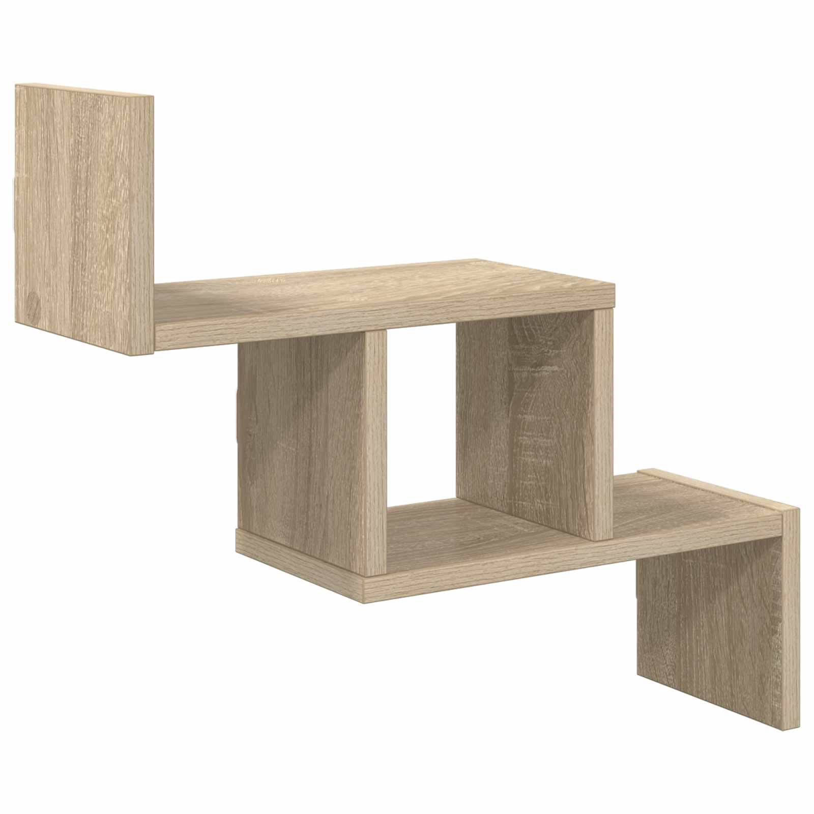 vidaXL Wandplank Wit 48 x 15 x 42 cm Bewerkt hout