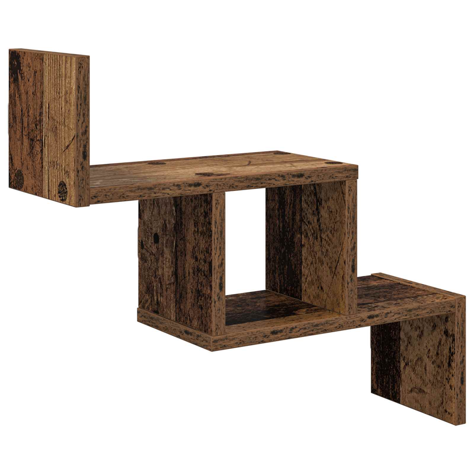 vidaXL Wandplank Wit 48 x 15 x 42 cm Bewerkt hout
