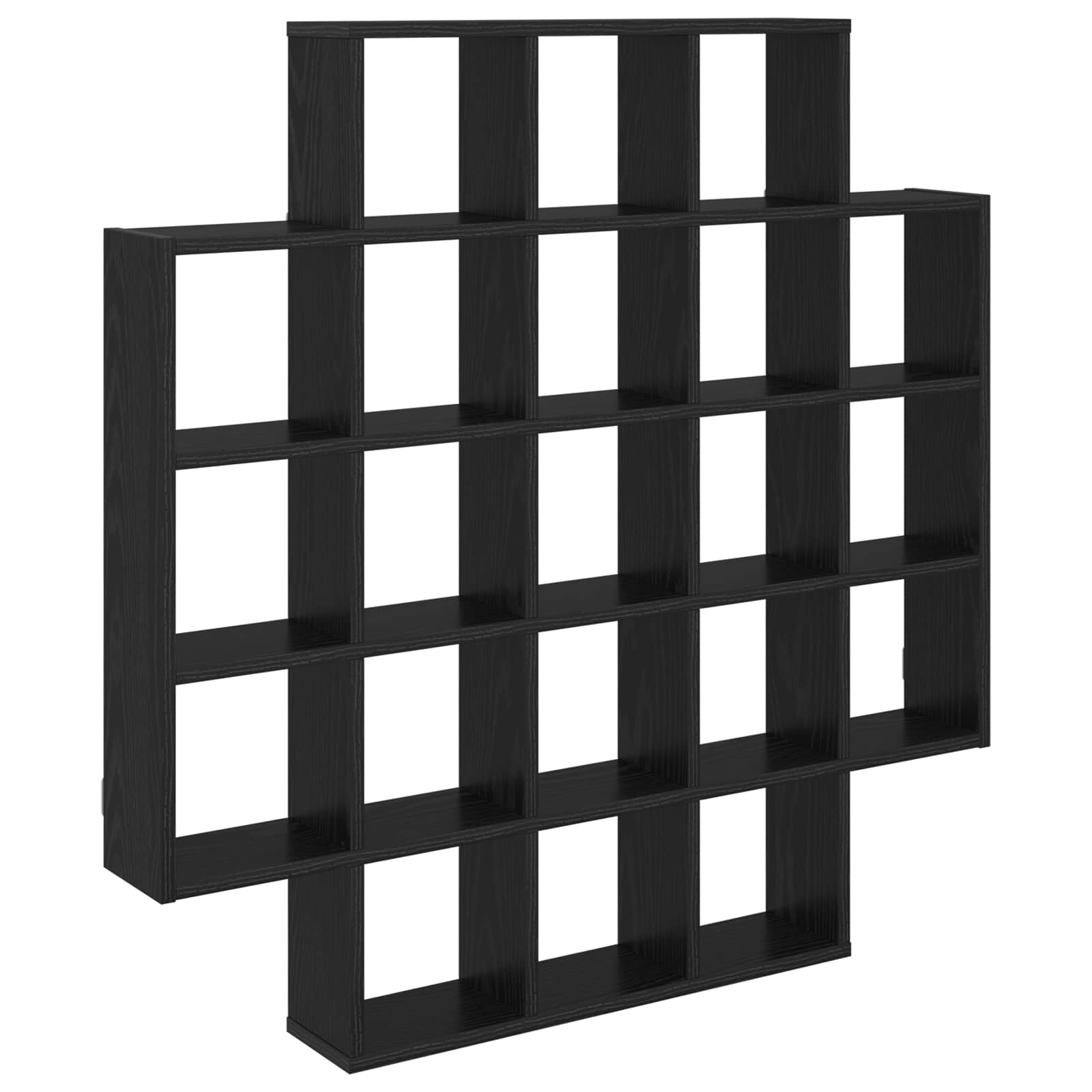 vidaXL Wandplank Wit 100 x 13 x 100 cm Bewerkt hout