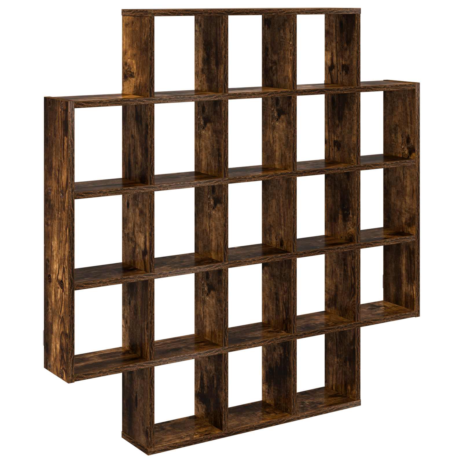 vidaXL Wandplank Wit 100 x 13 x 100 cm Bewerkt hout