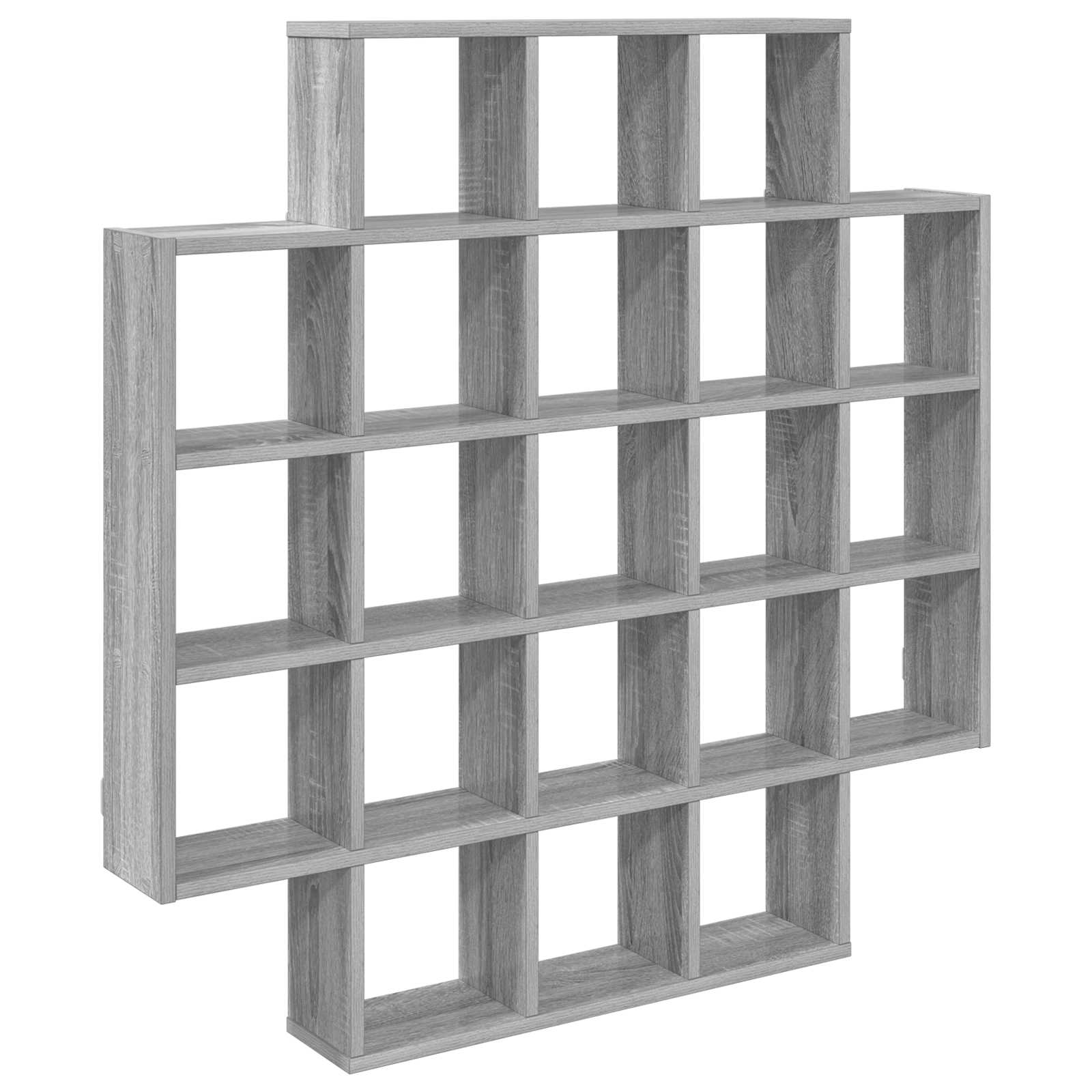 vidaXL Wandplank Wit 100 x 13 x 100 cm Bewerkt hout