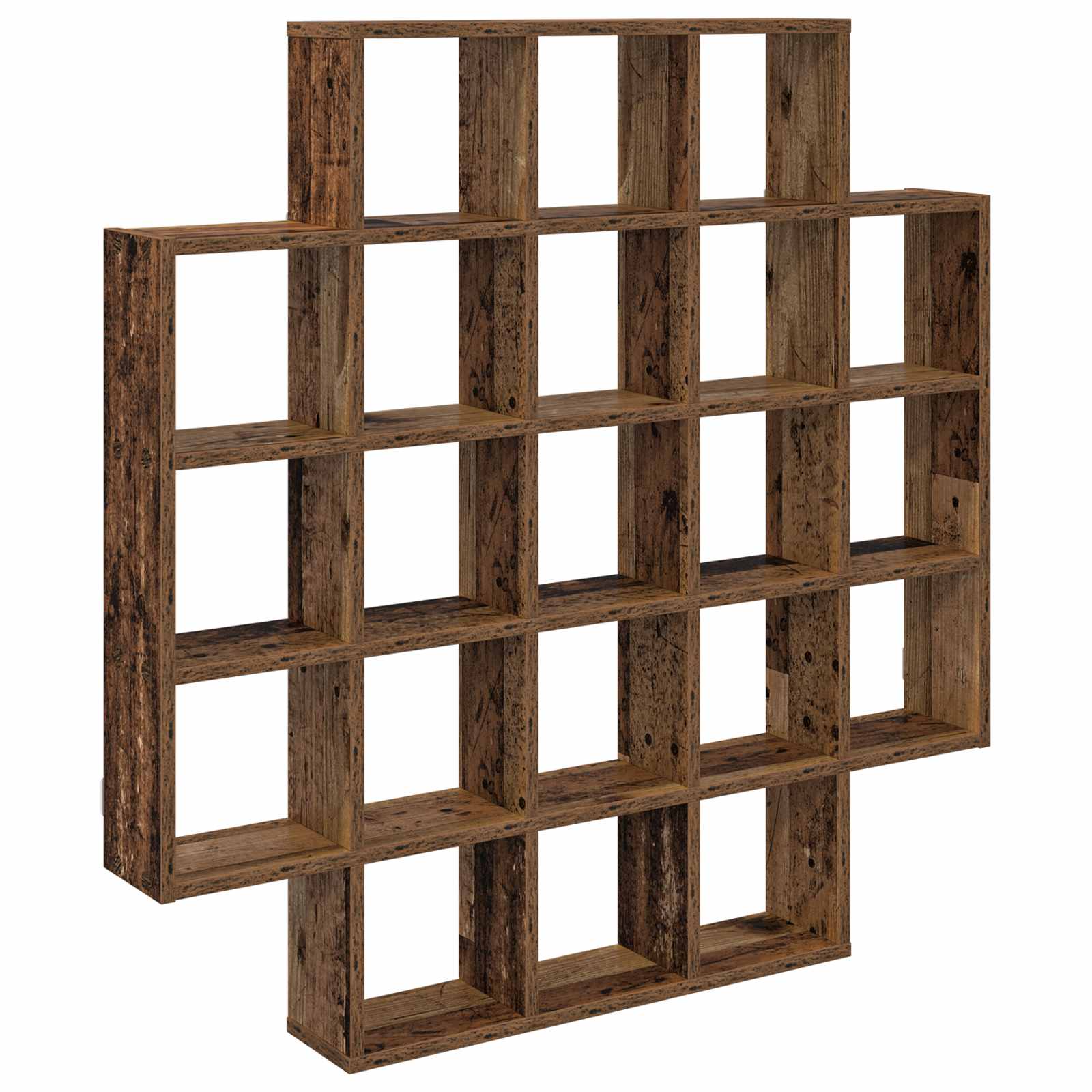 vidaXL Wandplank Wit 100 x 13 x 100 cm Bewerkt hout
