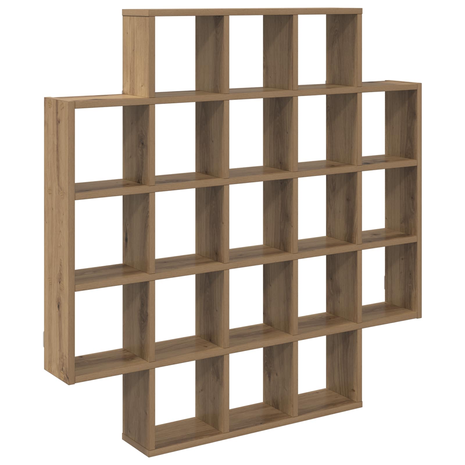 vidaXL Wandplank Wit 100 x 13 x 100 cm Bewerkt hout