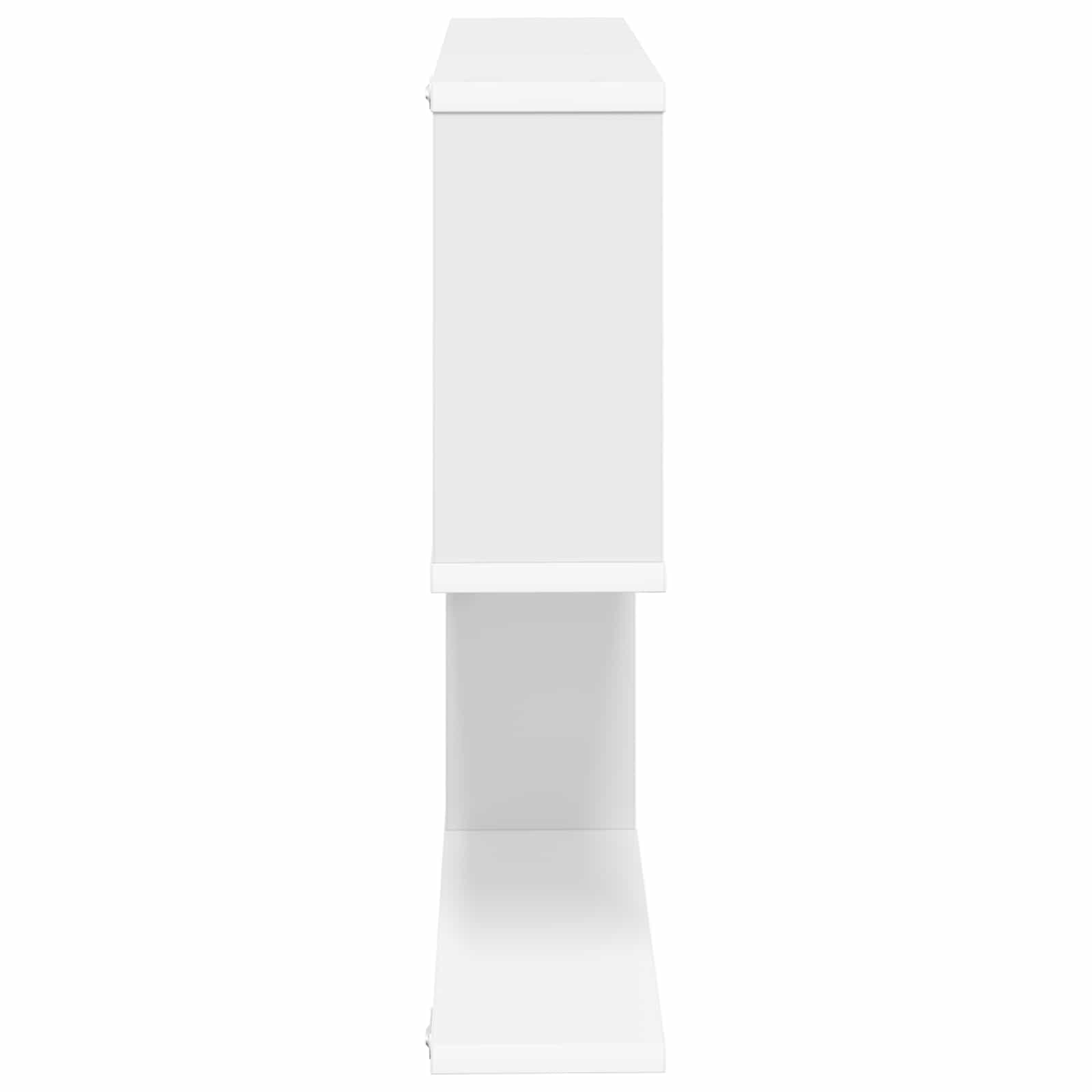 vidaXL Wandplank Wit 60 x 12 x 50,5 cm Bewerkt hout
