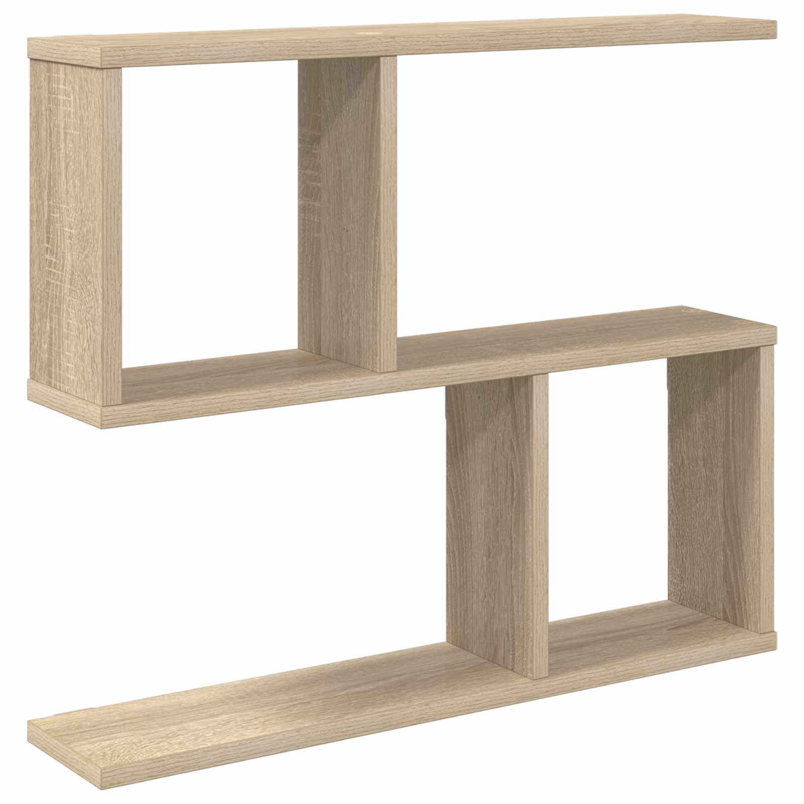vidaXL Wandplank Wit 60 x 12 x 50,5 cm Bewerkt hout