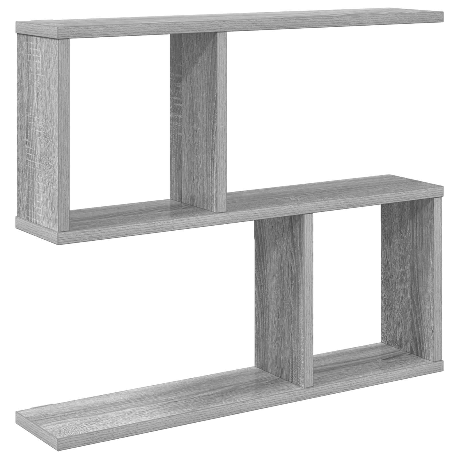 vidaXL Wandplank Wit 60 x 12 x 50,5 cm Bewerkt hout