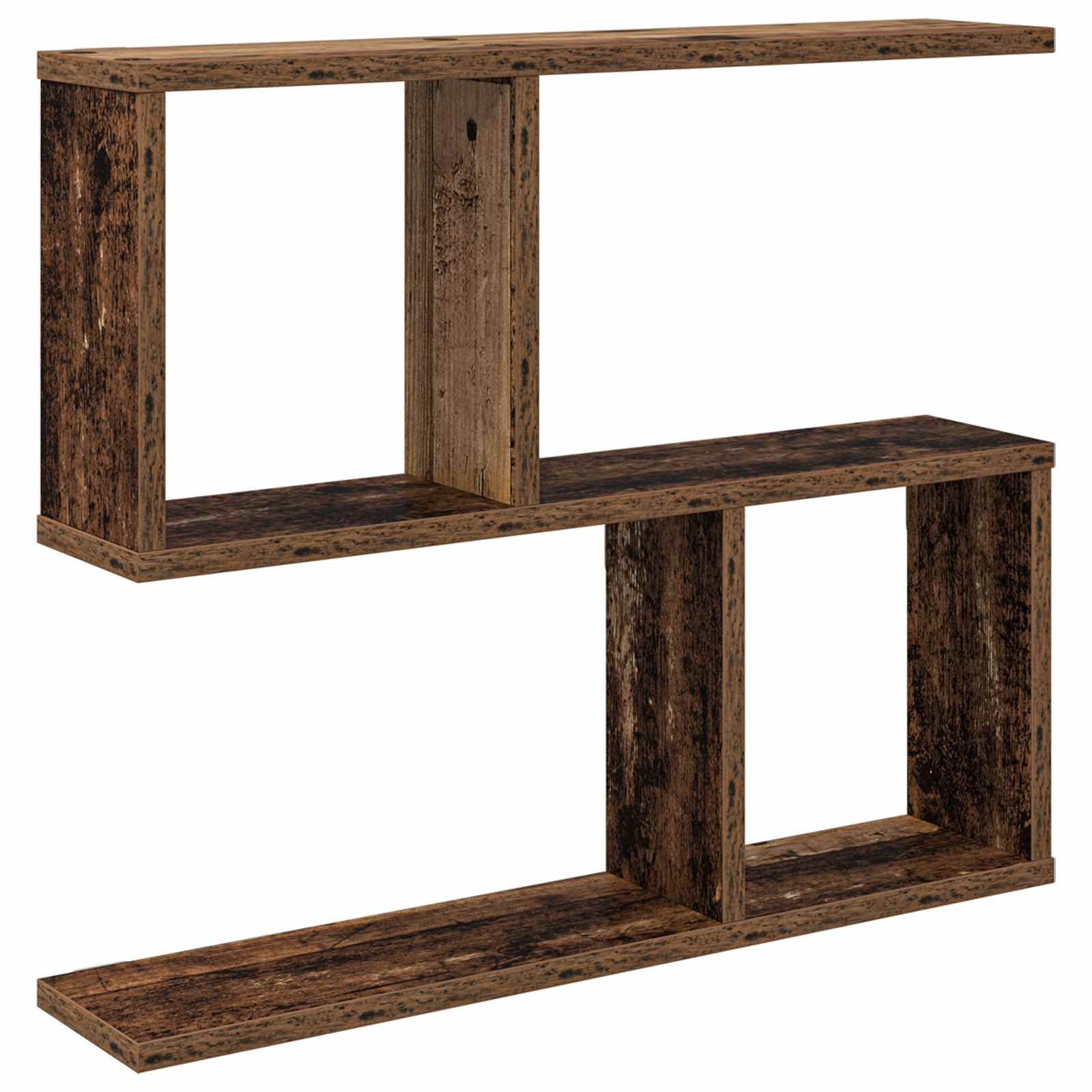 vidaXL Wandplank Wit 60 x 12 x 50,5 cm Bewerkt hout